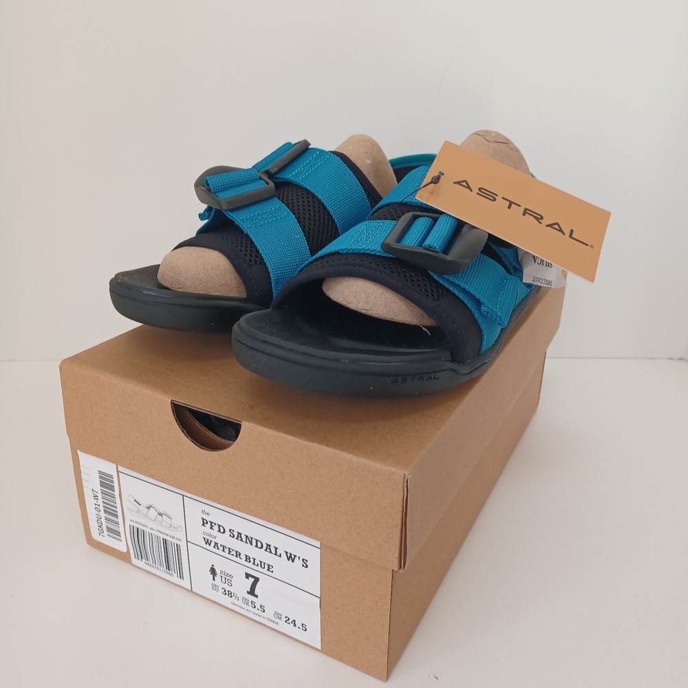 Astral PFD Water Sandals Women's Size 7‎ Water Blue New NIB